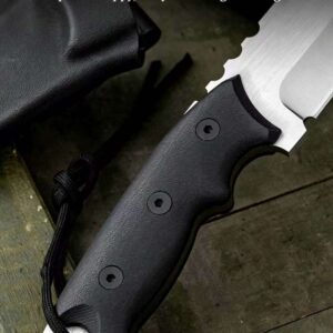 AUS-10 Tanto Knife G10 Handle